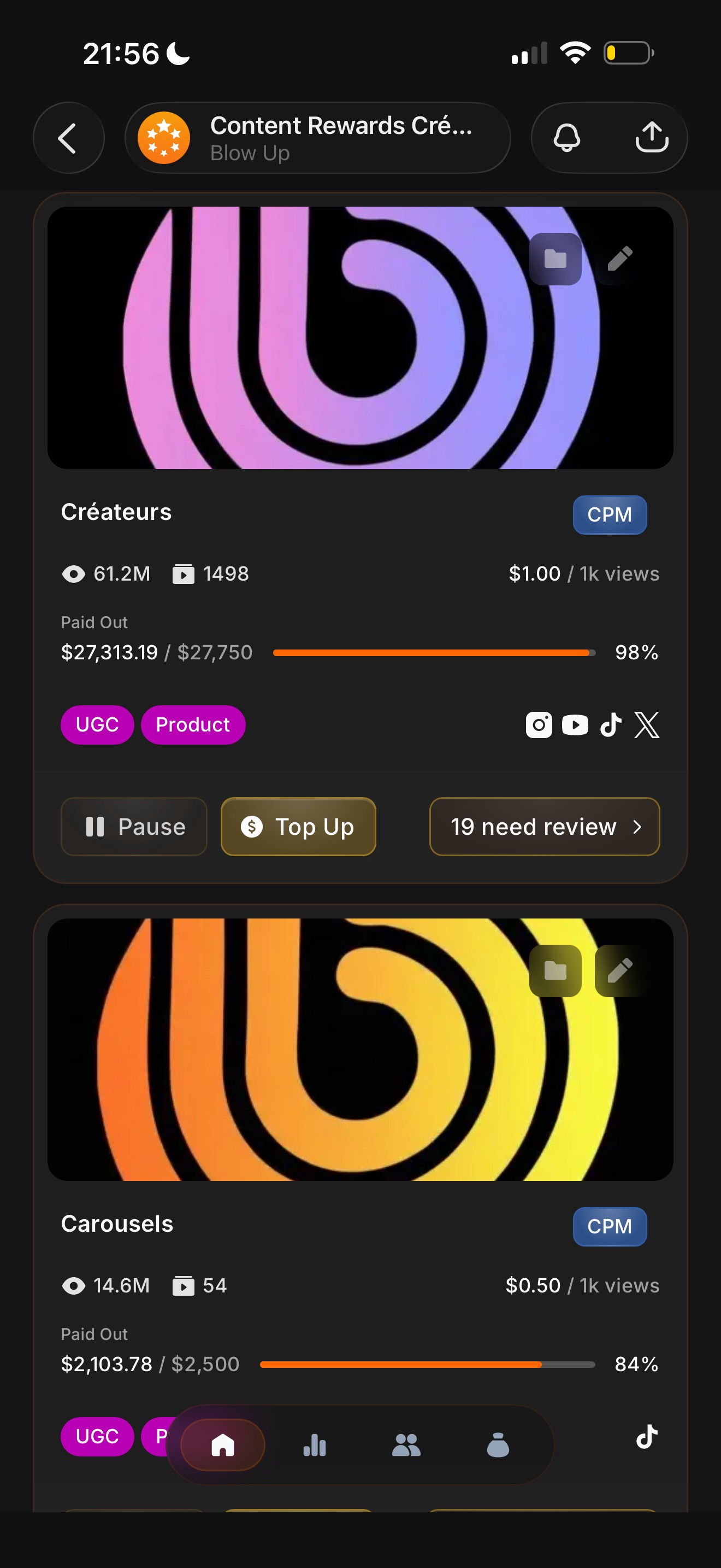 Preuve — dashboard clipping